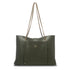 Borsa a spalla verde con manico in metallo Romeo Gigli Amber, Borse e accessori Donna, SKU b511000493, Immagine 0